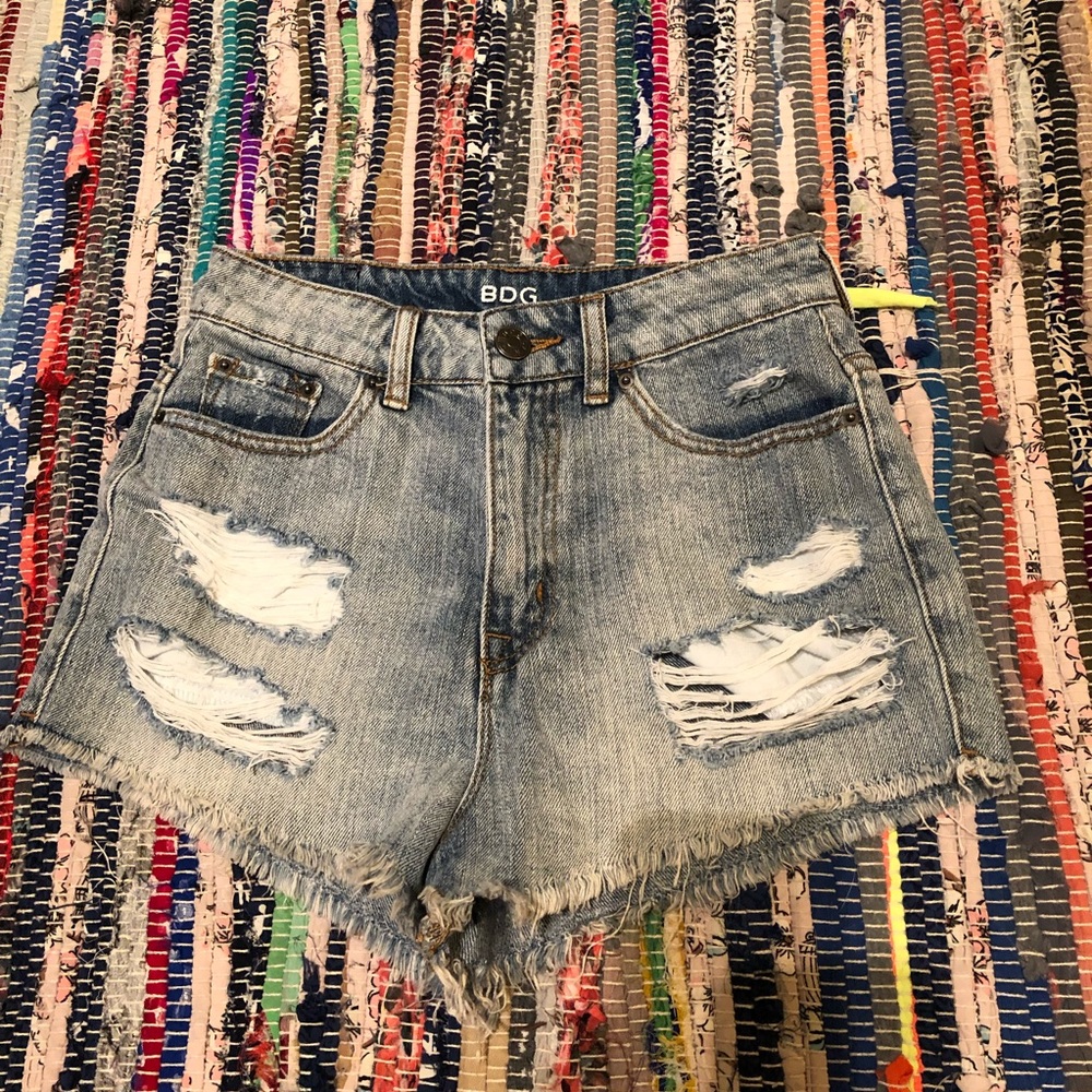 BDG High-Waisted Denim Shorts